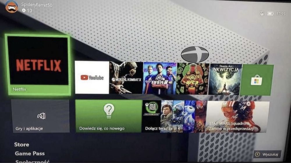 Konsola Xbox One S 4K UHD Gry Pad Kinect Fortnite Robblox Minecraft