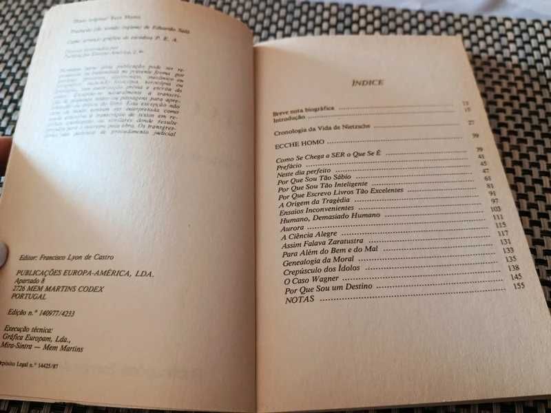 Friedrich Nietzsche - Ecce homo : como se chega a ser o que se é