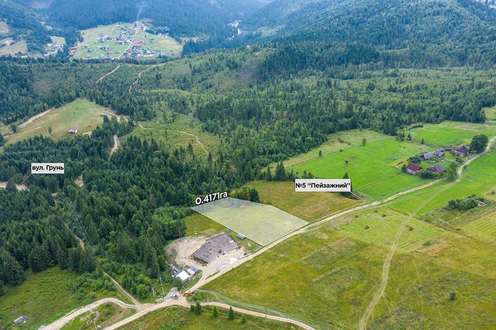 Земельна ділянка с. Яблуниця (2км від Буковелю)