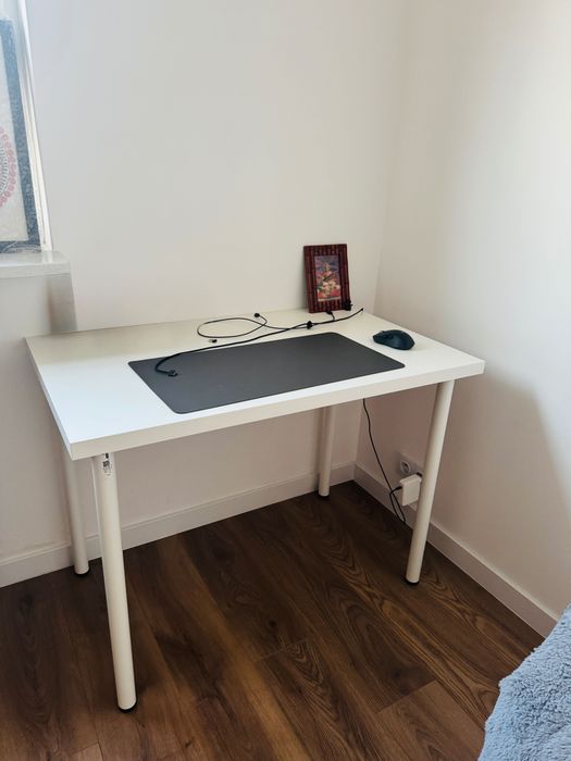 Ikea Office Table & 2 Mirrors