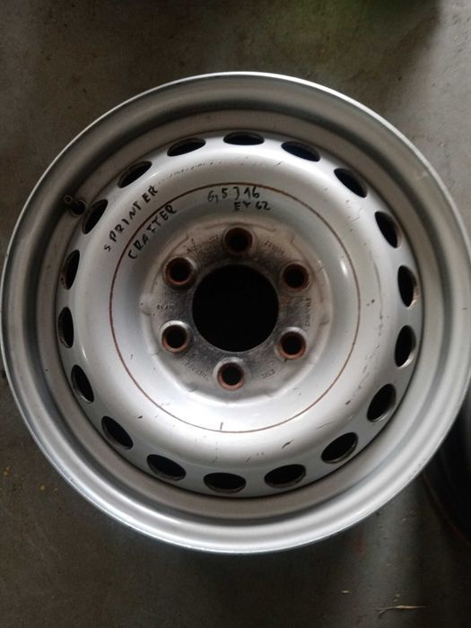 Felgi felga stalowa Mercedes Sprinter Vw Crafter 6,5j16 et 62