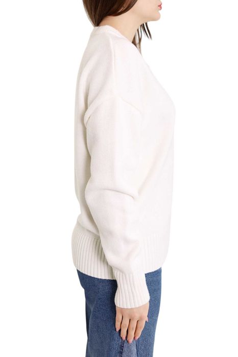 Светр AMI Paris Ami De Coeur Oversize Sweater White
