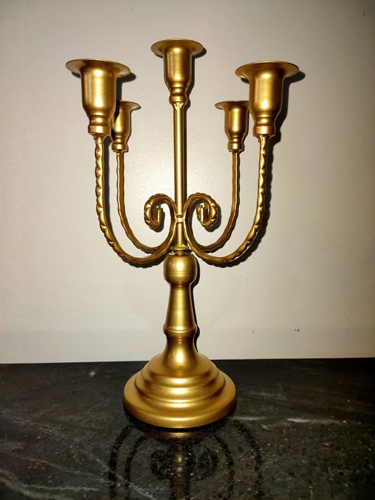 Castiçal em Metal 5 Braços