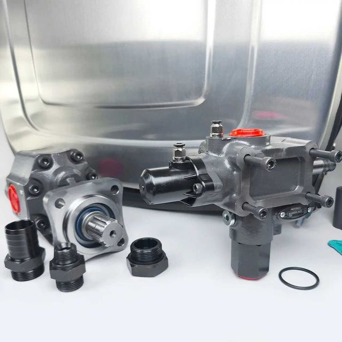 Гидравлика на самосвал MAN, Daf, Iveco КПП ZF, боковой алюминиевый бак