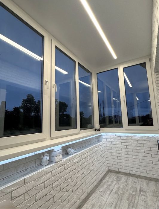 Ремонт  Балконов под ключ, Установка окон «Акція-25%