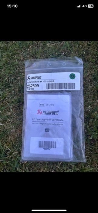 Escape Akrapovik Original Mt 125