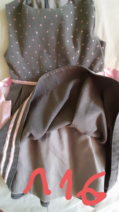 Sukienka wizytowa i 2,żakiety,116