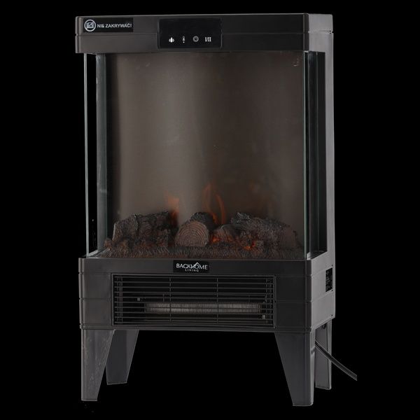 Kominek elektryczny 2000 W imitacja płomienia 32,2 x 18 x 52,3 CM