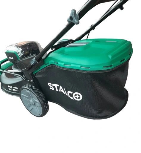 stalco kosiarka akumulatorowa zestaw 2x aku + ład