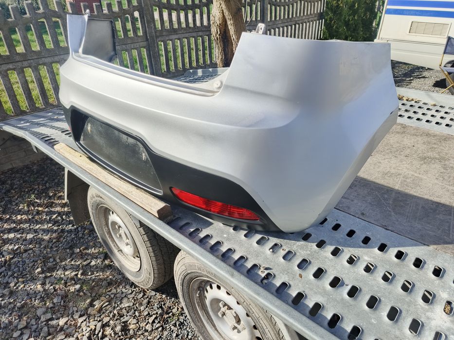 Kia Rio III zderzak tył 3D srebrny