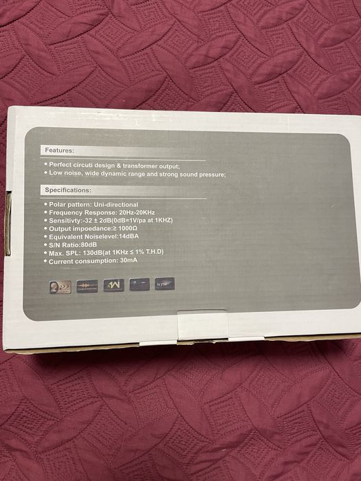 Микрофон конденсаторный студийный "STUDIO microphone series"