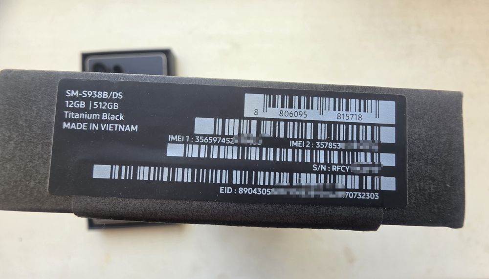 Samsung S25 Ultra 12/512