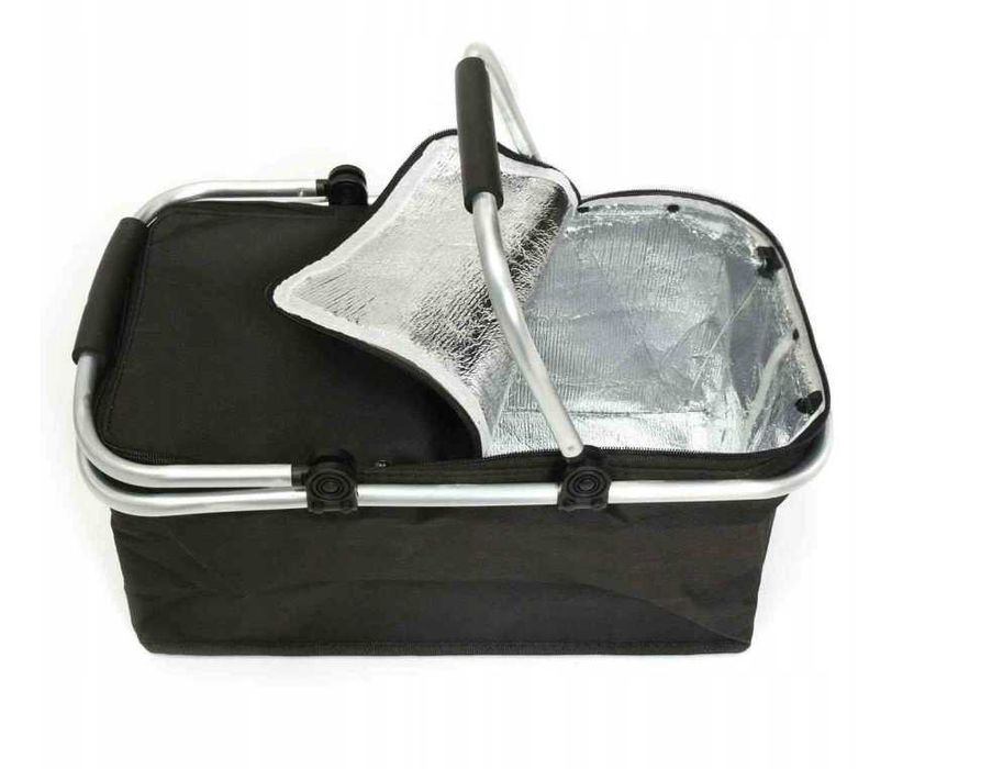 Kosz piknikowy koszyk składany termiczny 3 kolory