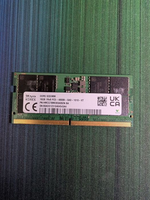 Оперативна пам'ять SK hynix 16GB DDR5 4800MHz SODIMM