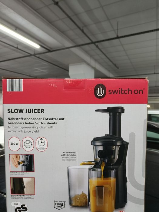 Wyciskarka wolnoobrotowa Switch on