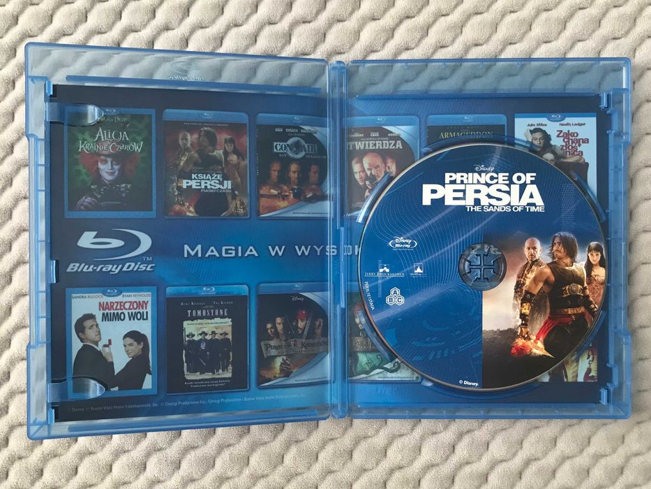 "Książę Persji Piaski Czasu", "Aladyn" - 2 Blu-ray (NIEUŻYWANE)