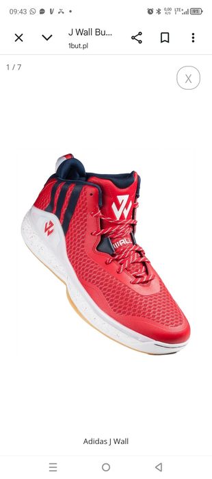 Buty adidasy Adidas do koszykówki wall 42