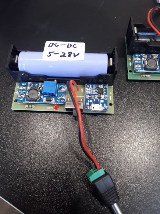 Безперебійник 18650,usb dc,mt3608,живлення 5-28v 2a,mt3608,dc-dc