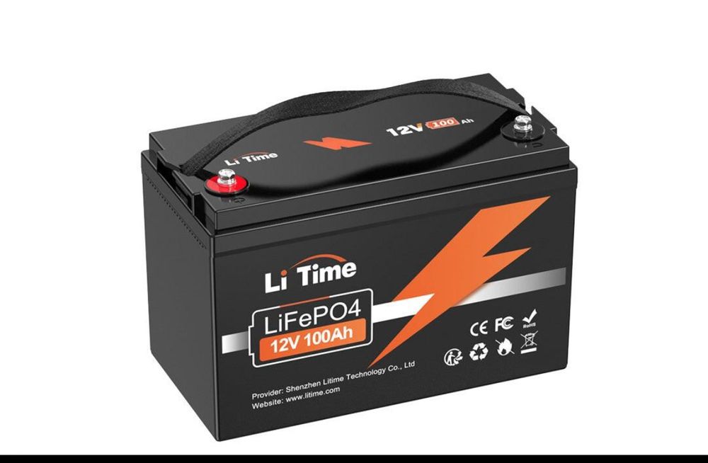 Аккумулятор LiTime 12V 100Ah LiFePO4 Lithium Battery Deep Cycle