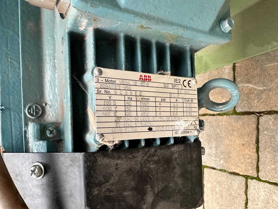 Wentylator promieniowy do transportu pneumatycznego 4 kw