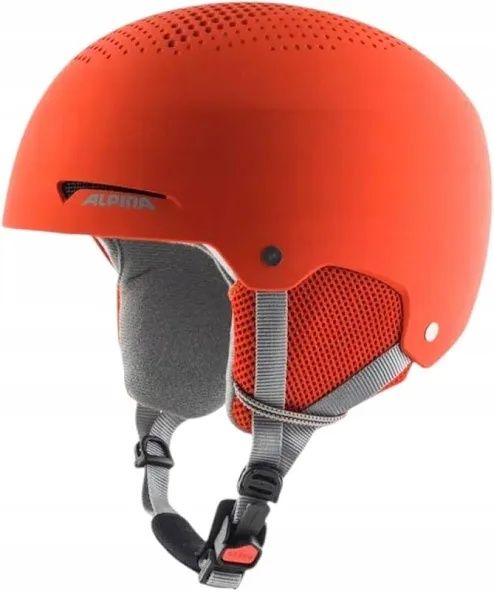 Kask Narciarski Snowboard Dziecięcy Alpina Zupo Pumpkin Orange Matt 48