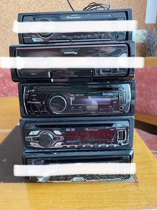 Автомагнітоли  Блютуз Pioneer JVC Оригінал