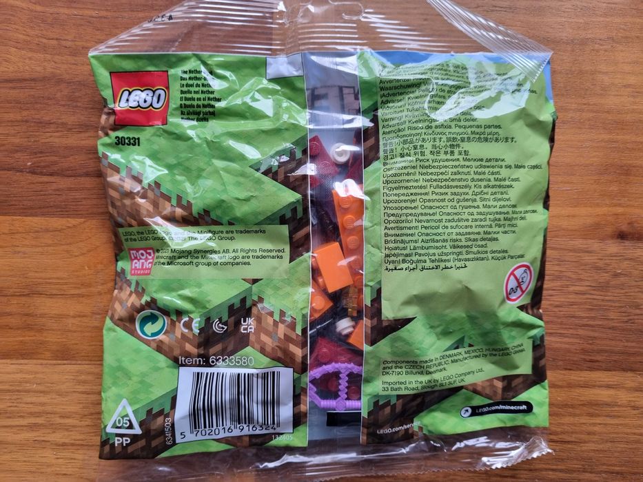 Lego Minecraft 30331 - Pojednynek w Netherze