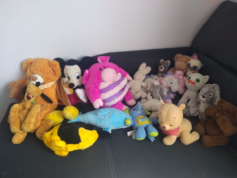 Pluszaki maskotki grzechotki