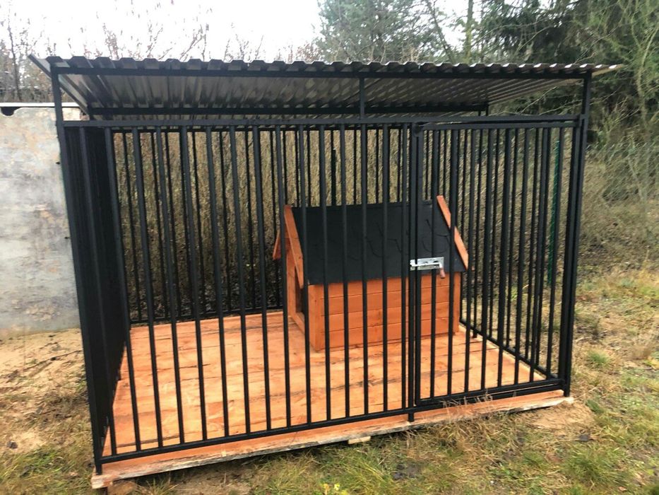 Mocny boks dla psa. Kojec, klatka zagroda schowek. Buda.