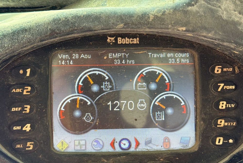 2019 Bobcat S450 Skid Steer Loader — 45 HP, 4x4, 1 550 мм Bucket