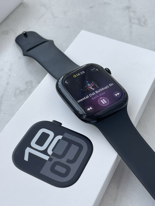 Apple Watch 10 46mm jet black | Повний комплект | Батарейка 98% |