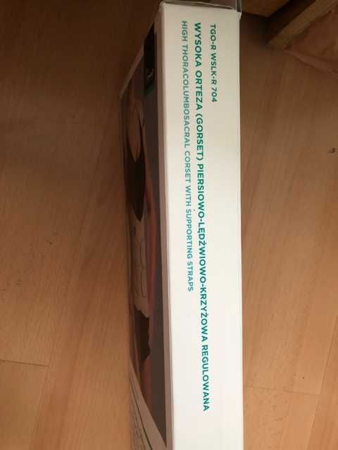 Wysoka orteza (gorset) piersiowo-lędzwiowo-krzyżowa z regulacją