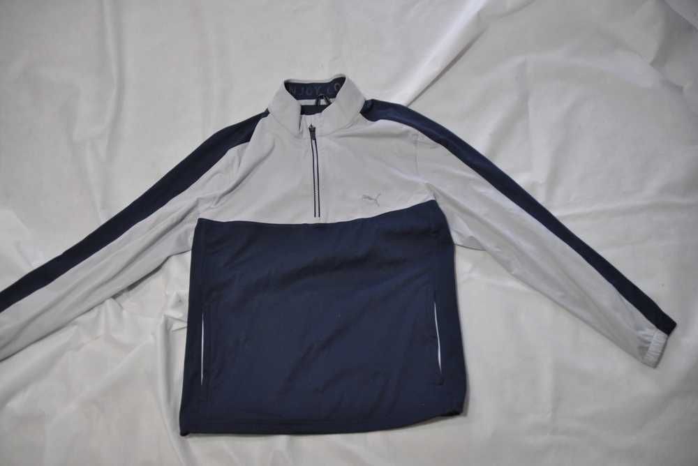 PUMA L męska bluza dresowa przeciwwiatrowa 1/3 zamek elastyczna sz2v3