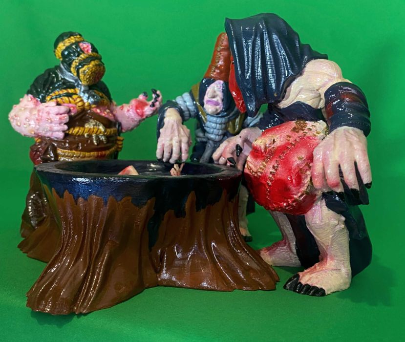 Колекційні фігурки Відьми з Кривоухових боліт з відео гри Witcher 3.