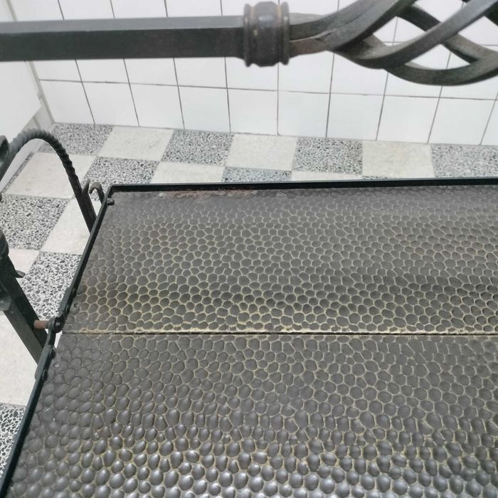 Carrinho de Servir Rustico Cozinha/Sala em Ferro - Dobrável - 4 Rodas