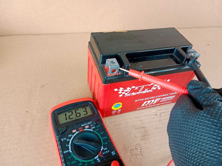 Akumulator Motocyklowy WM MOTOR WTX9-BS GEL 12V 8Ah/10HR MF SUPERIOR