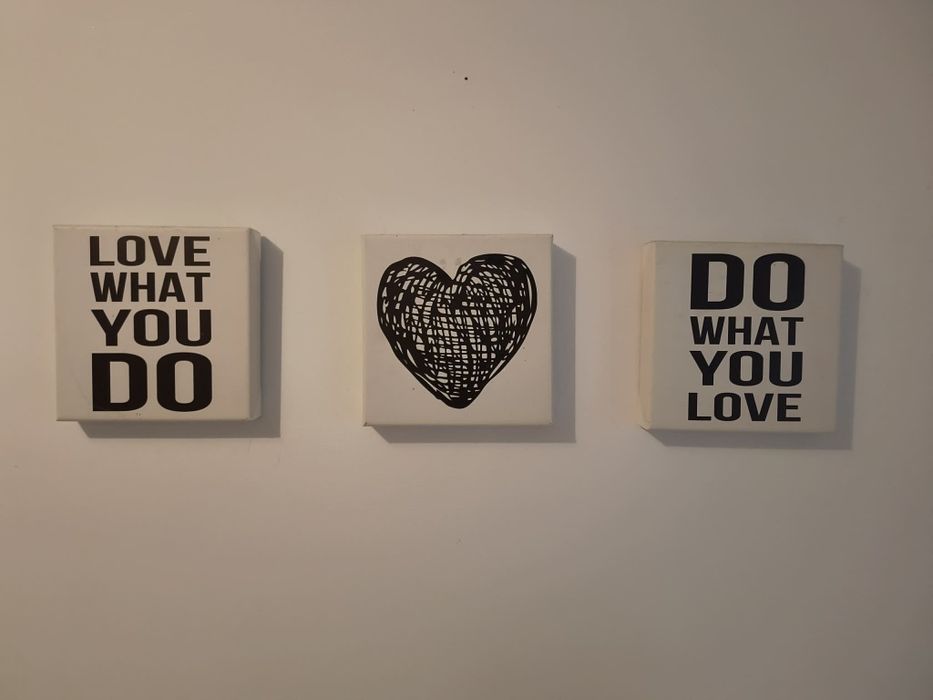 3 obrazy na płótnie