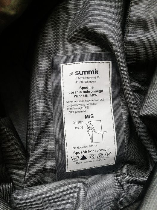 Spodnie do ubrania ochronnego GORE-TEX