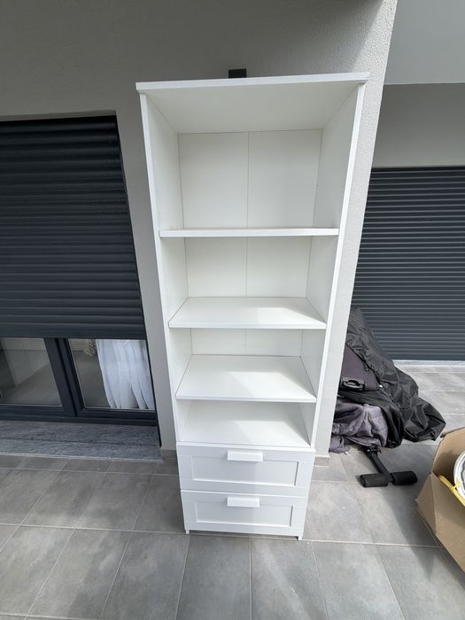 Estante BRIMNES Estante, branco, 60x190 cm