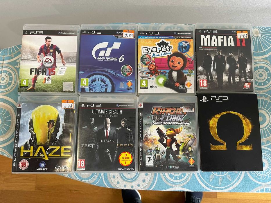 Lote de  jogos PS2 e PS3