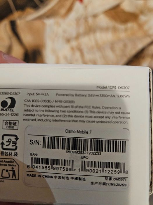 Gimbal DJI Osmo mobile 7 Nowy Oryginalny