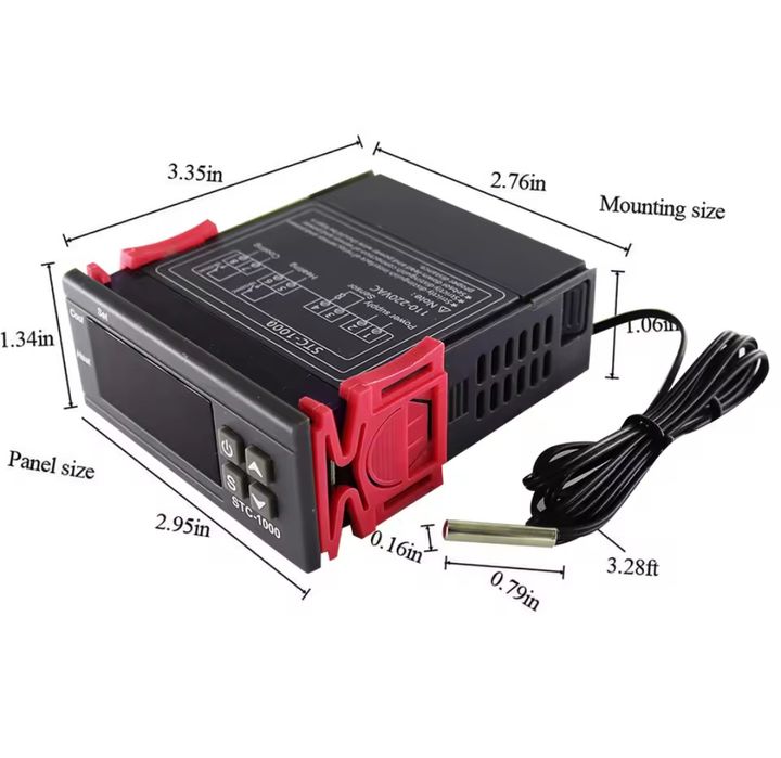 Терморегулятор STC-1000 220В 10A акваріум.