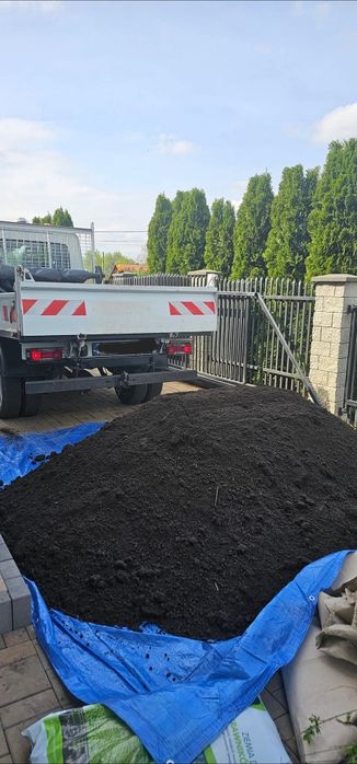 CZARNOZIEM ZIEMIA ogrodowa przesiewana dostawa transport