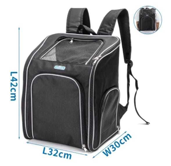 Mochila Transportadora para Animais de Estimação – 42 × 32 × 30 cm