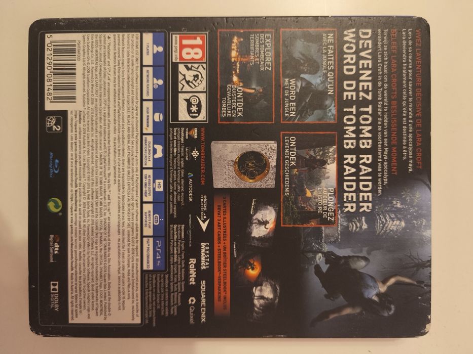 Shadow of the Tomb Raider Limited steelbook edition (PS4)