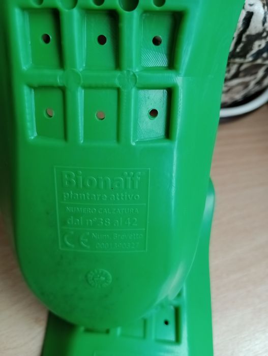 Ортопедичні стельки Bionaїf (пластикові)  38-42.