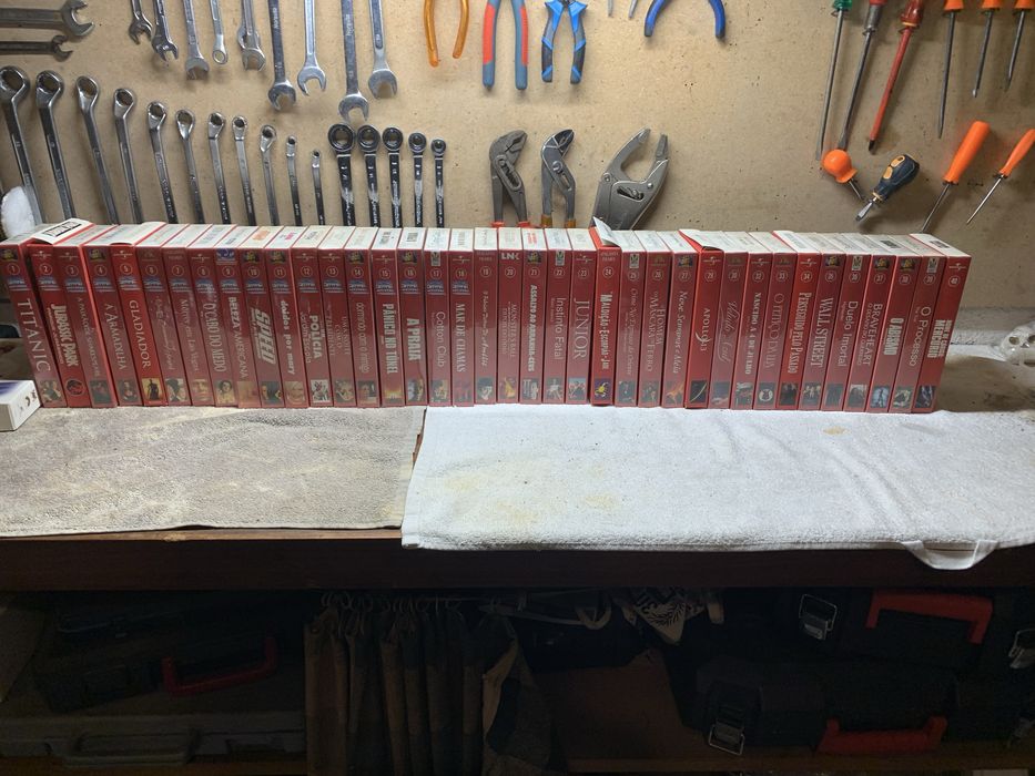 Lote VHS Coleção de filmes VHS 54un