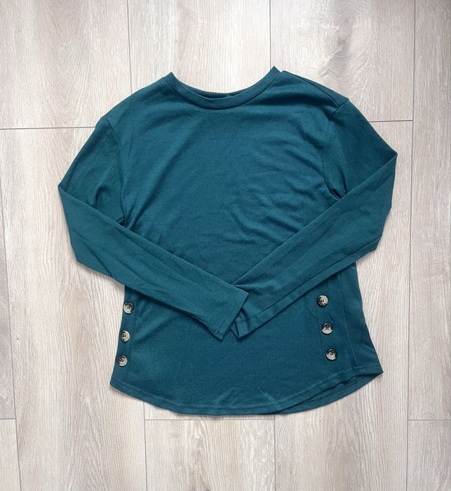 Ciemnozielony sweter S