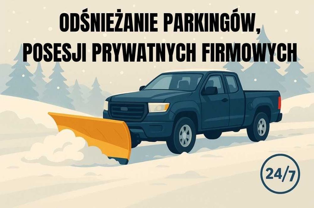 ODŚNIEŻANIE – parkingi, podjazdy, posesje prywatne i firmowe