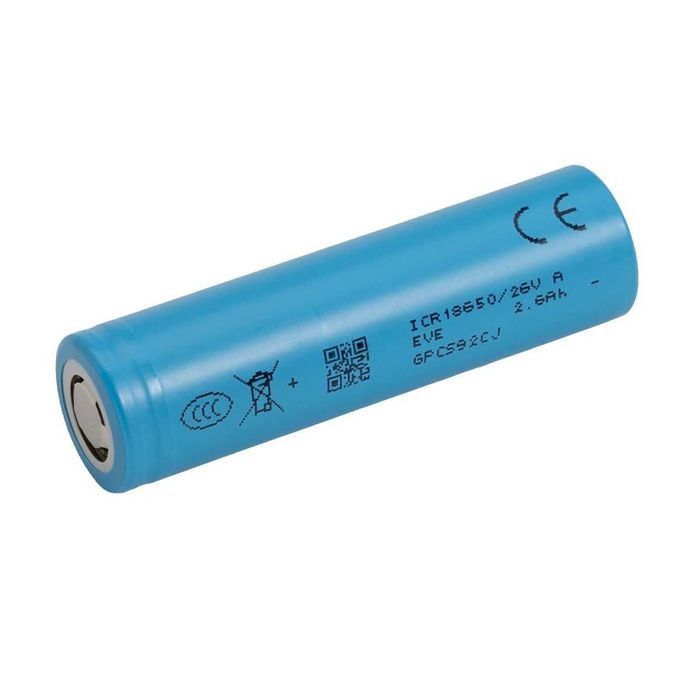 Акамулятор  INR 18650 - 2650mAh - 3400mAh
